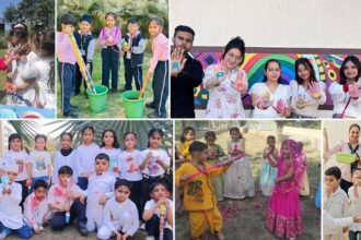 इनोसेंट हार्ट्स में फूलों और प्राकृतिक रंगों से महकी आनंदमयी होली