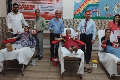 रक्तदान कैम्प में 29 व्यक्तियों ने किया रक्तदान