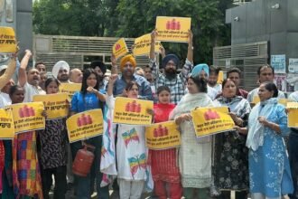 जालंधर में AAP ने व्यावसायिक गैस की कीमतों में रिकॉर्ड वृद्धि का विरोध किया