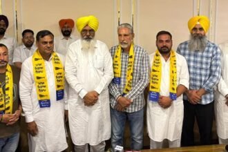 फरीदकोट में विपक्षी पार्टियों को बड़ा झटका, कई बड़े नेता AAP में शामिल हुए